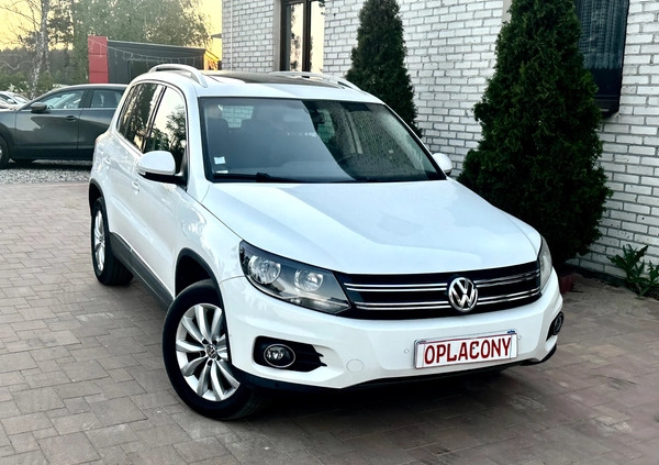 Volkswagen Tiguan cena 42400 przebieg: 172555, rok produkcji 2012 z Ostrołęka małe 154